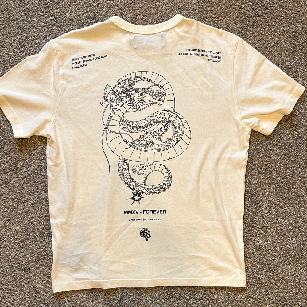 Darc Sport White Graphic Tee